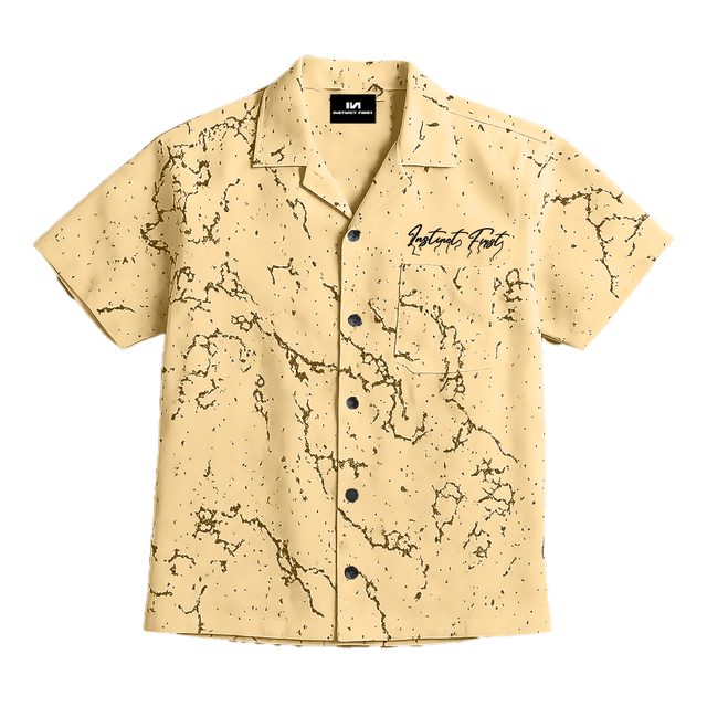 Splatter Shirt - Relaxed Fit (Camel Brown)