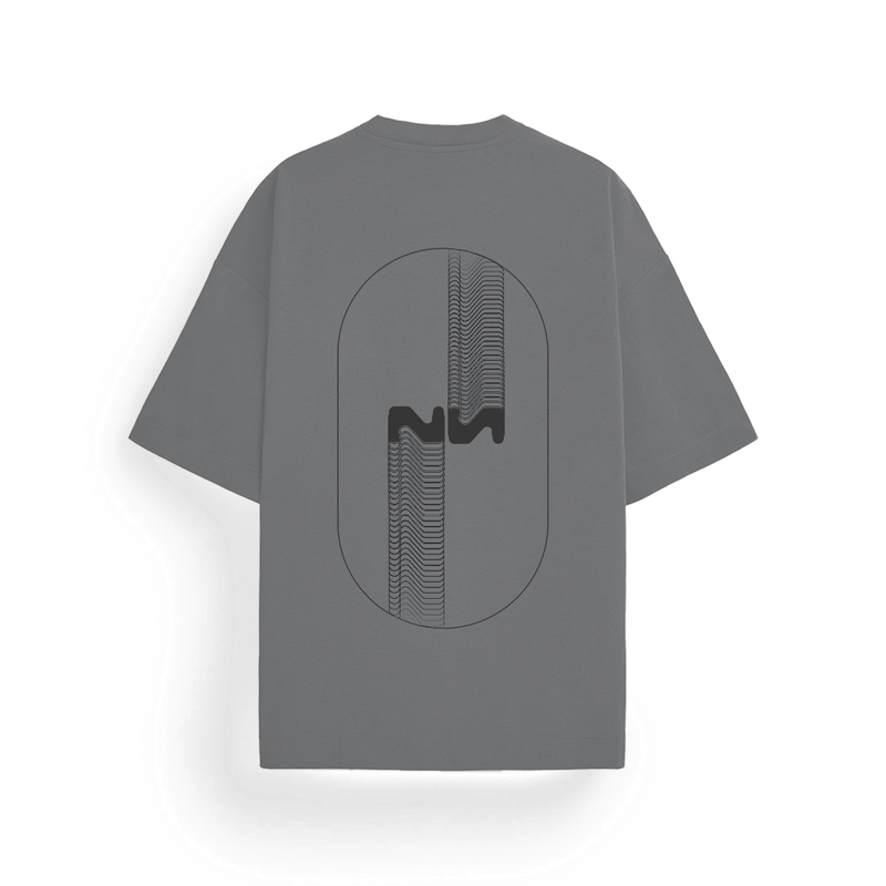 Oversized T-shirt - (Steel Grey)