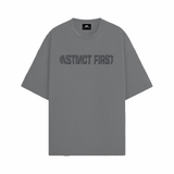 Oversized T-shirt - (Steel Grey)