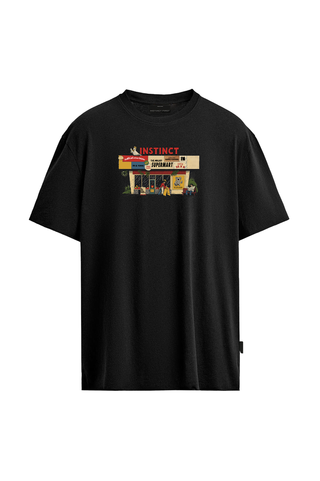 Supermarket - Relaxed Fit Tshirt (Black)