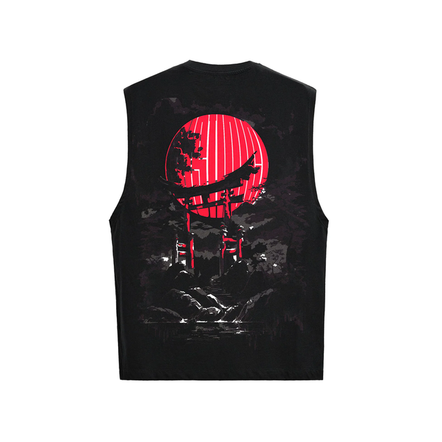 The Temple - Sleeveless T-Shirt ( Black)