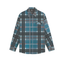 Embroidered Flannel Shirt- Slate Green