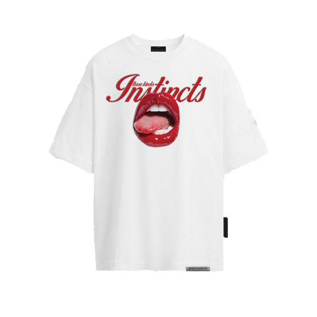 Red Temptation - Oversized T-Shirt (white)