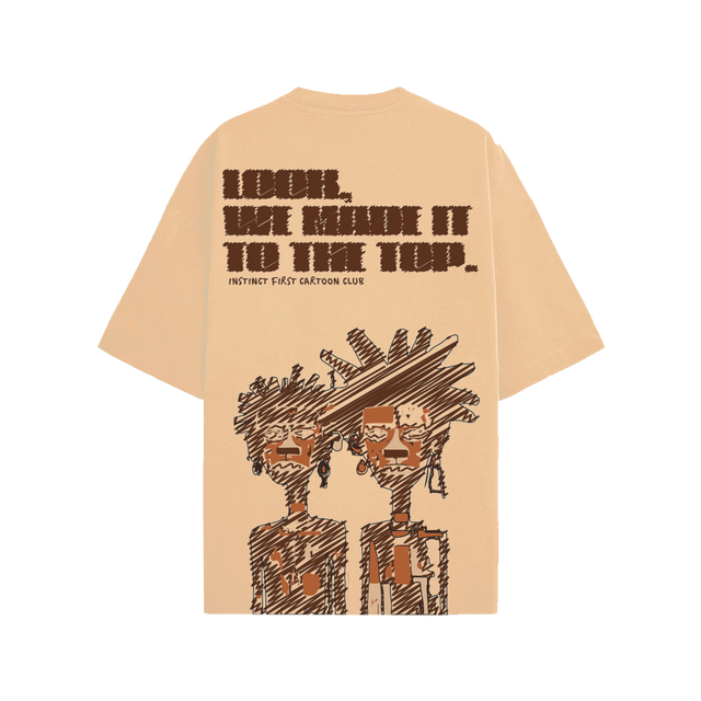 Tribal - Oversized T-shirt (Beige)