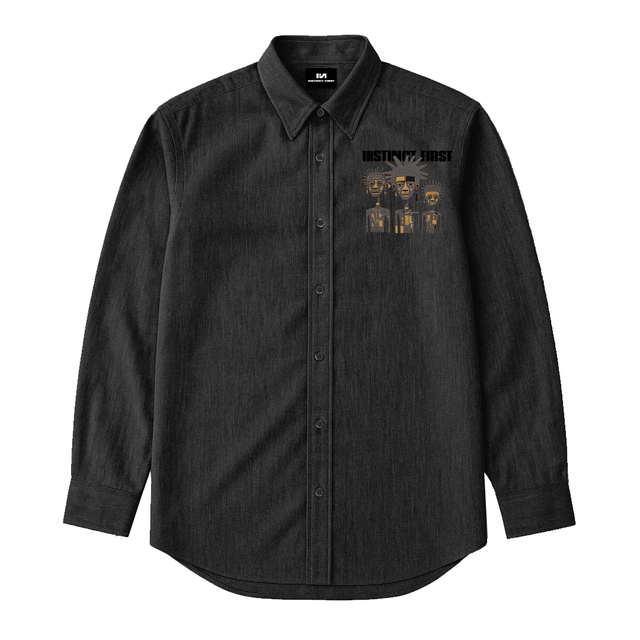 Tribal Shirt - Charcoal