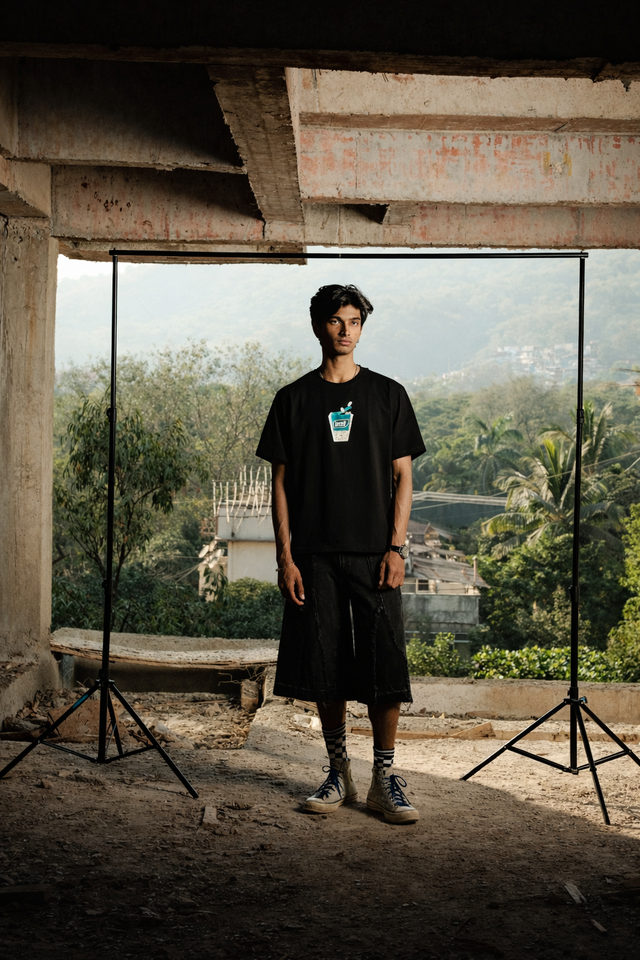 Tic Tac - Relaxed Fit Tshirt (Black)