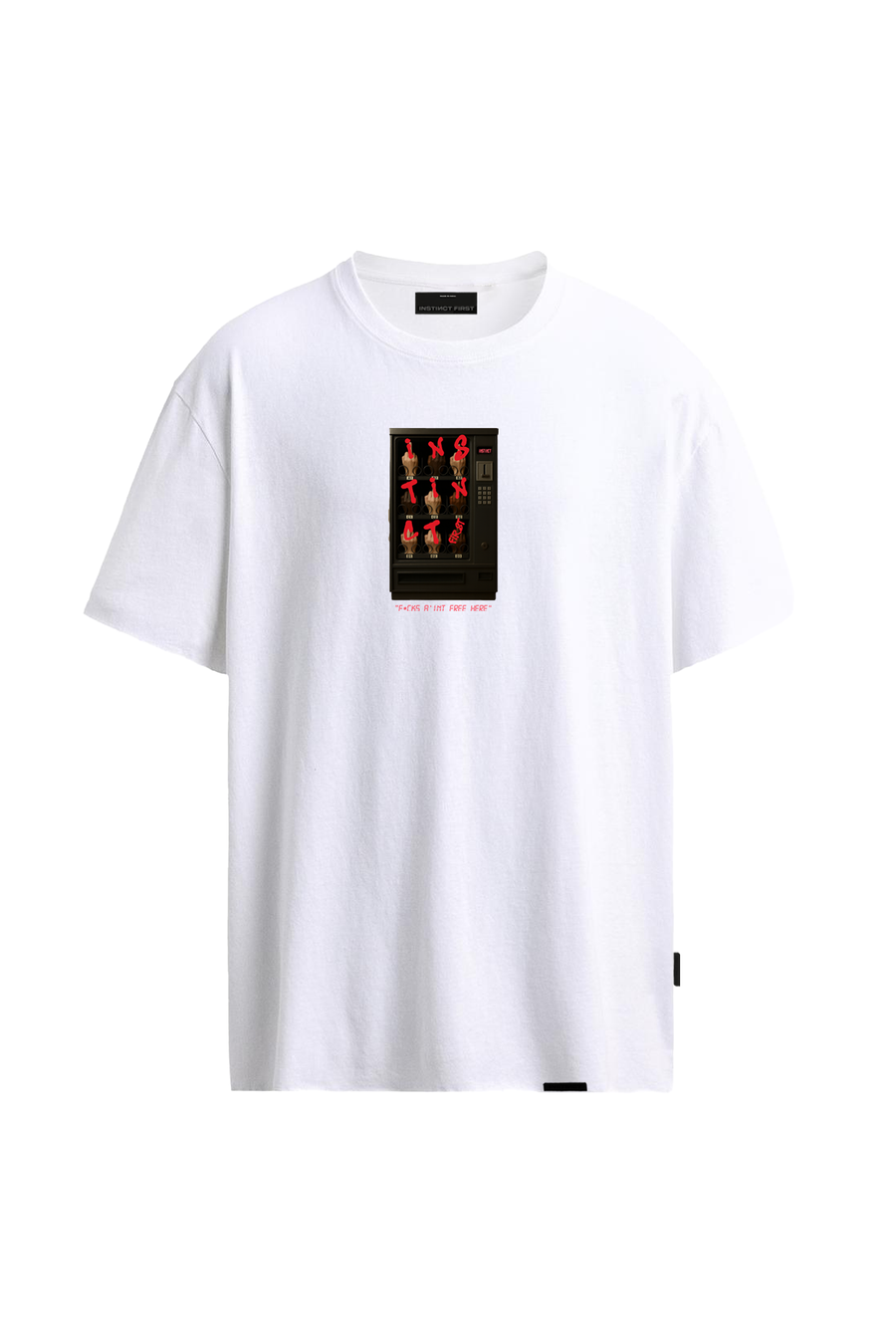 Vending Machine - Relaxed Fit Tshirt (White)