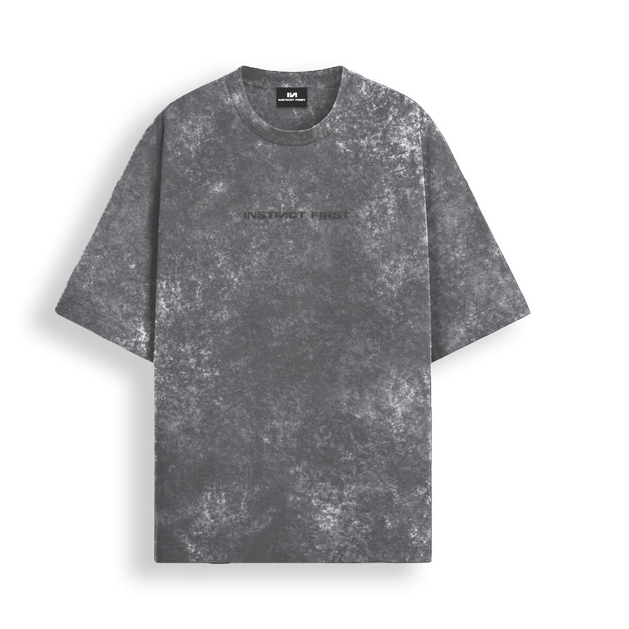 Washed oversized T-shirt (Graphite)