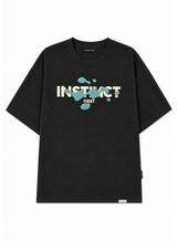 Splash of Instincts - Oversized T-Shirt (Black)