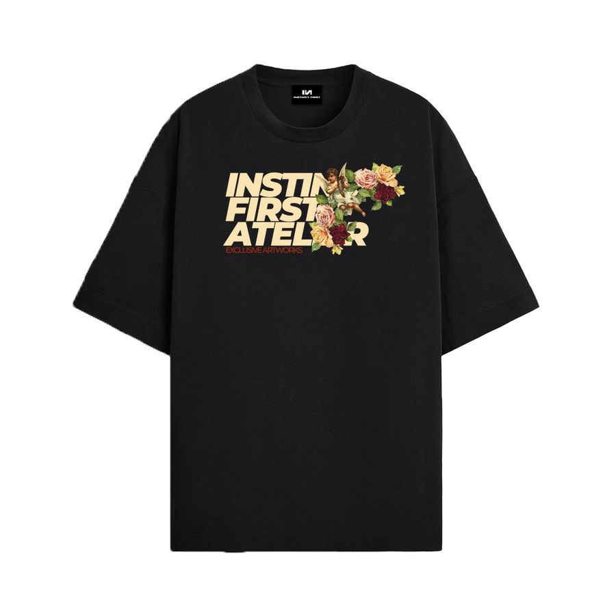 Exclusive Artworks Oversized T-shirt- (Black)