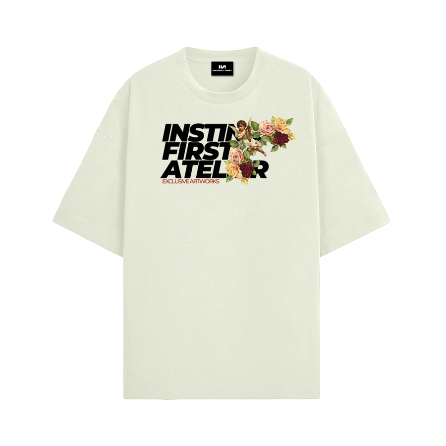 Exclusive Artworks Oversized T-shirt- (Off-White)