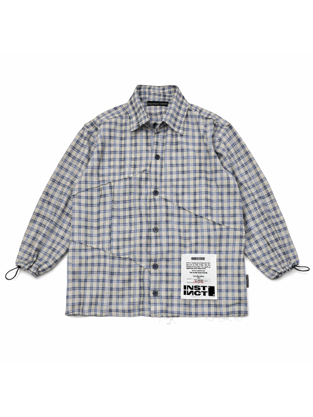 Raw Panel Shirt - (Blue)