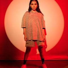 Washed oversized T-shirt (Jade)