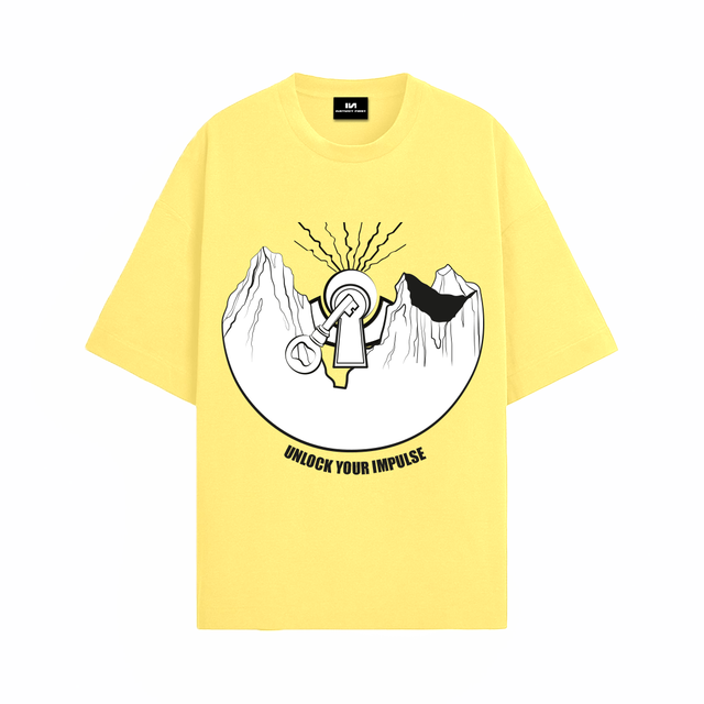 Oversized T-shirt - Yellow Mountain