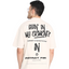 Living In My Element Oversized Off-White T-shirt