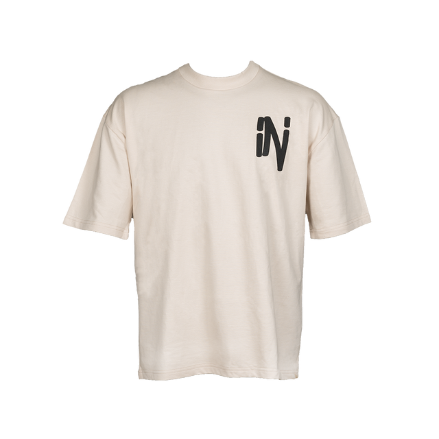 Living In My Element Oversized Off-White T-shirt