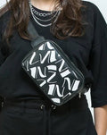 Belt Bag - Sling Bag - Black And White - Instinct First