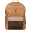 Streetwear leather backpack - tan - instinct first