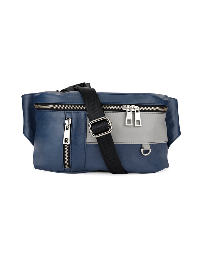 leather belt bag - blue - instinct first.png
