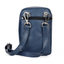 leather crossbody bag - blue - instinct first