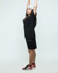 Oversized Shorts - Bare Black - Instinct First