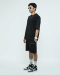 Oversized Shorts - Bare Black - Instinct First