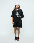 Oversized Shorts - Bare Black - Instinct First