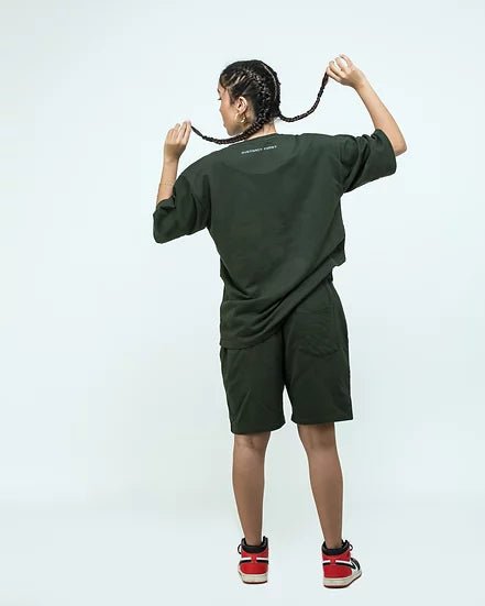 Oversized Shorts - Safari Kombu - Instinct First