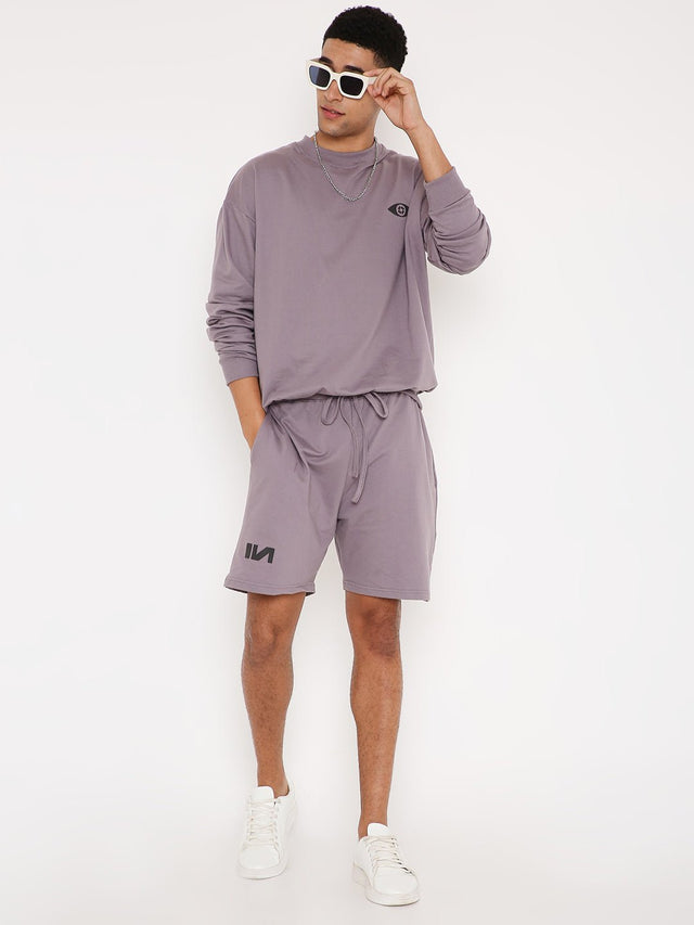 Oversized Shorts - Seeker Purple - Instinct First