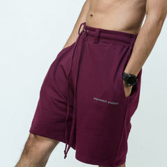 Oversized Shorts - Wilderness Wine - Instinct First