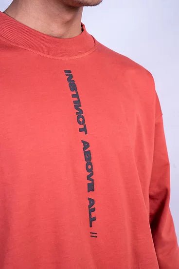 Sweatshirt - Brick Red - Instinct First