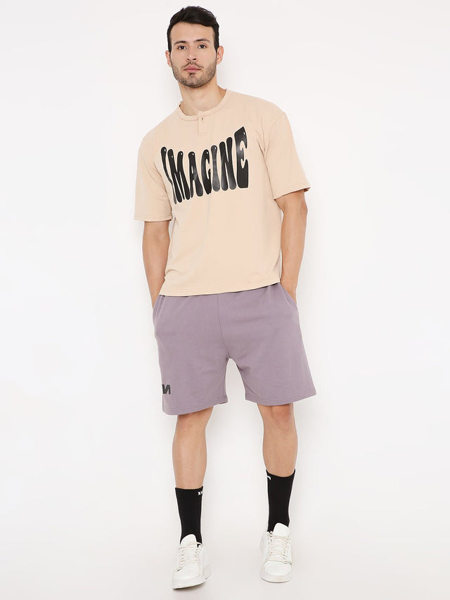 Beige Oversized T-shirt