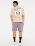 Beige Oversized T-shirt