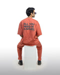 Red Oversized T-shirts  