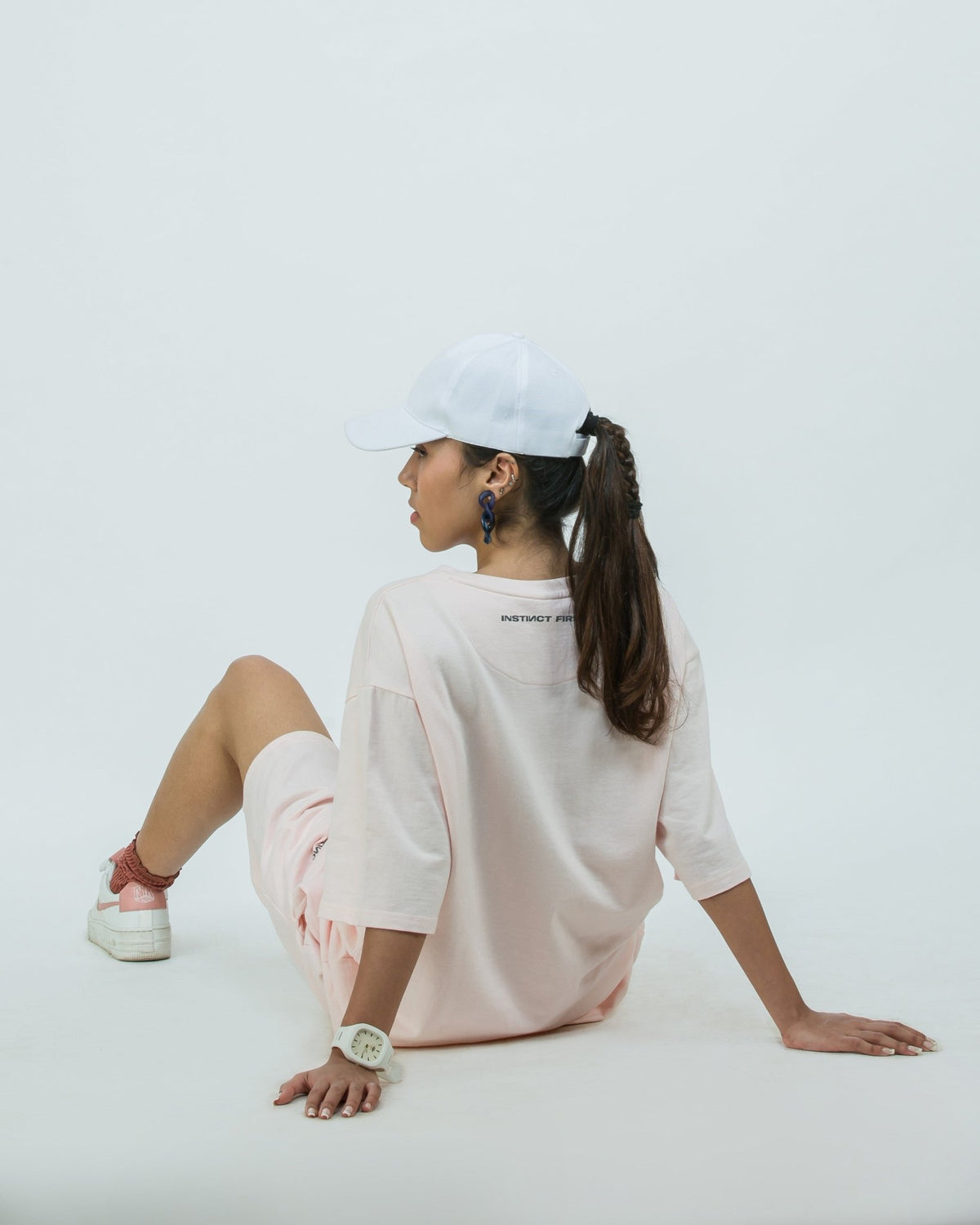 Euphoric Pink Oversized T-shirts