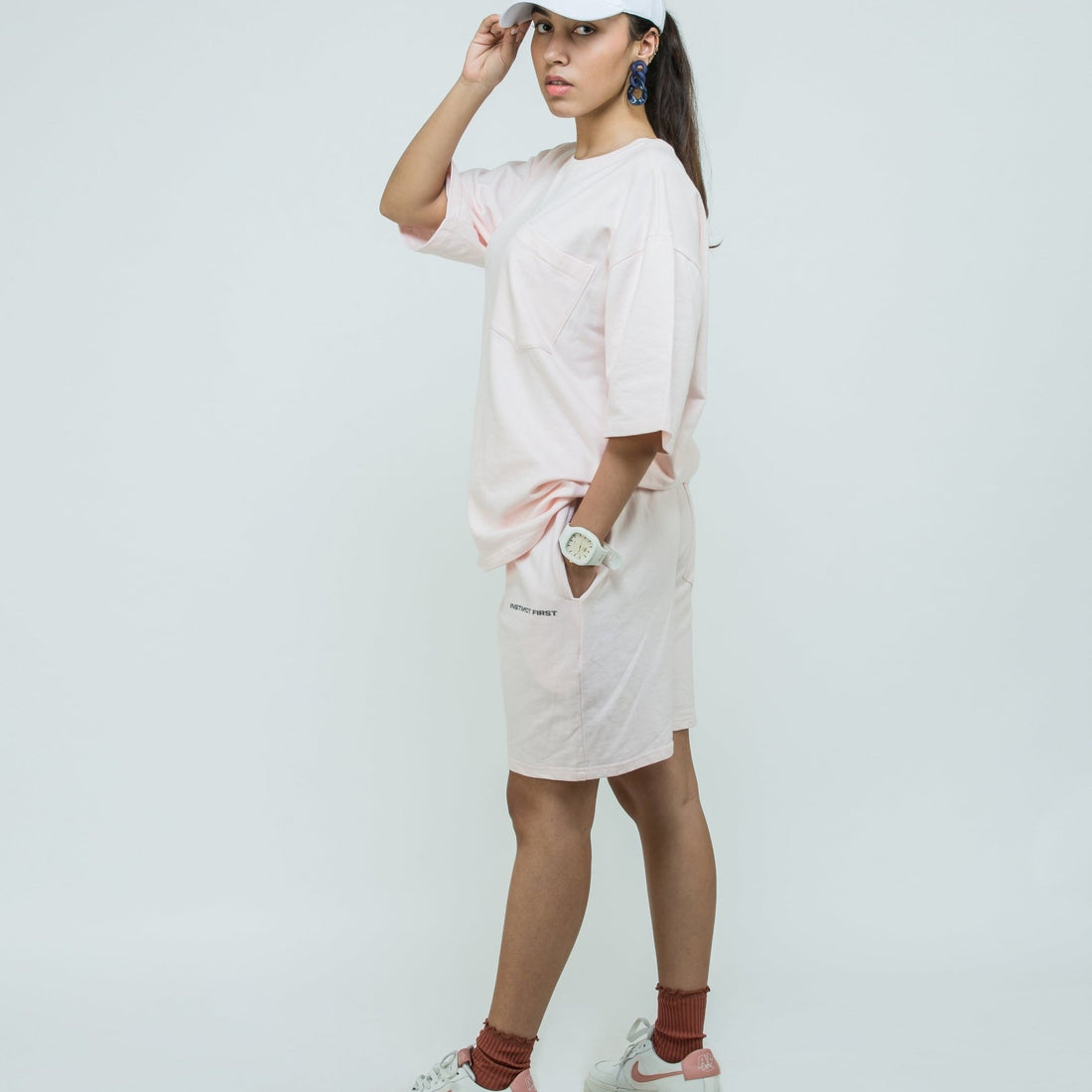 Euphoric Pink Oversized T-shirts