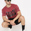 Oversized T-shirts - Onion Red Inverted Polaroid - Instinct First