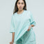 Oversized T-shirts - Pacific Aqua - Instinct First
