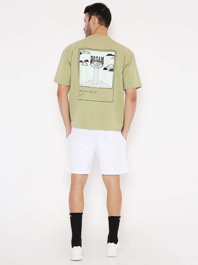 Oversized T-shirts - Pista Inverted Polaroid - Instinct First