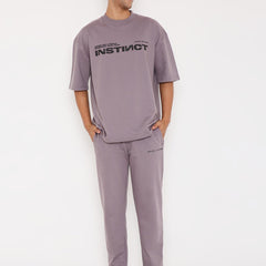 Purple Oversized T-shirts 