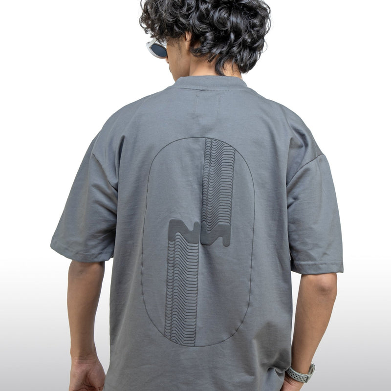 Grey Oversized T-shirts  