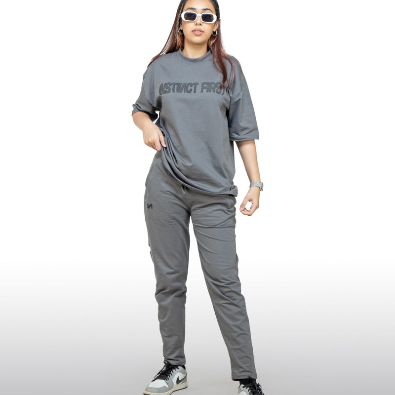 Grey Oversized T-shirts  