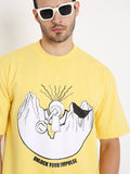 Yellow Oversized T-shirts  